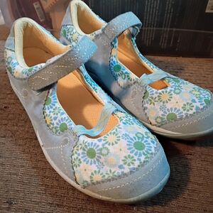 L.L. Bean Blue and Green Kids Sneakers